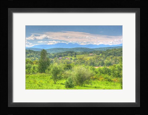 Framed Northern Catskills from Stockport Print