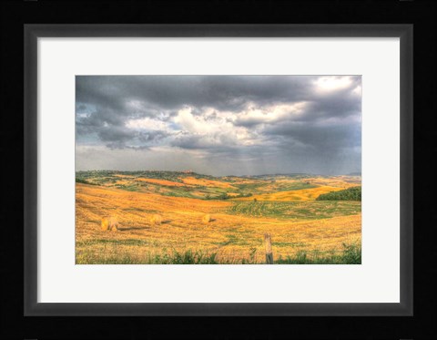 Framed Tuscan Storm I Print