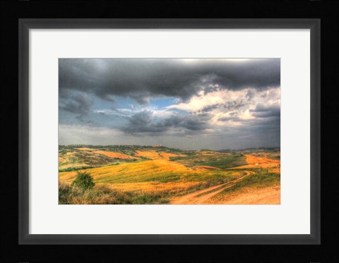 Framed Tuscan Storm II Print