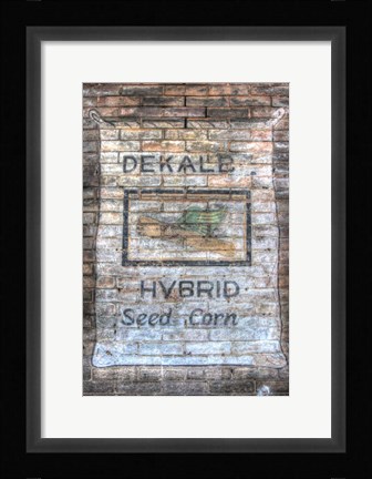Framed Feed Sign 2 Print