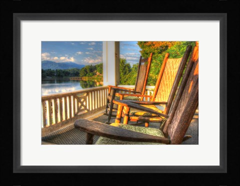 Framed Three Rockers Print