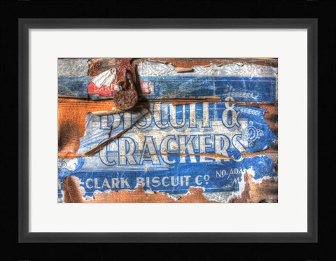 Framed Biscuit Box Print