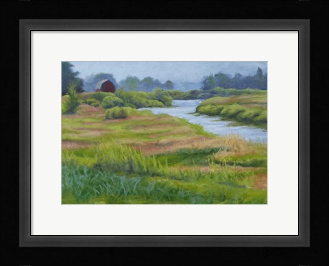 Framed Winding Stream Print