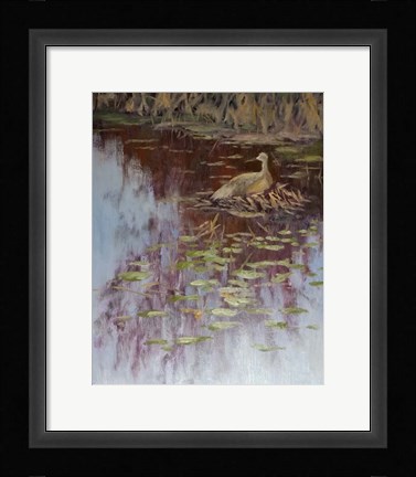 Framed Crane Print