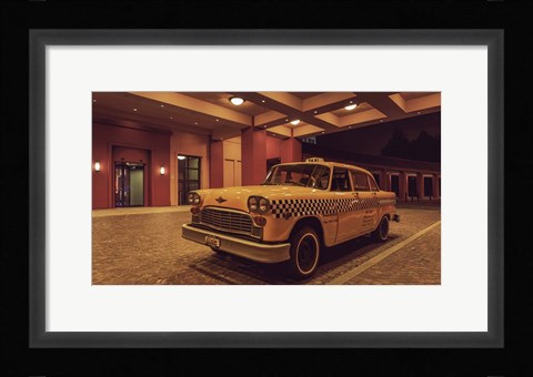 Framed Disney 2 Taxi Print