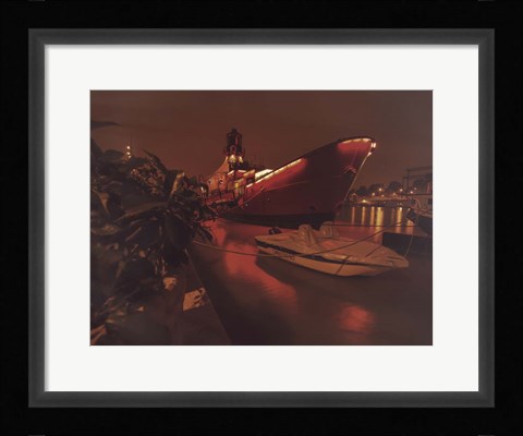 Framed Paris Batofar Print