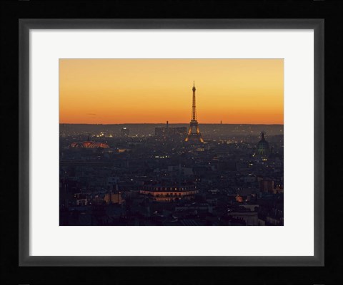Framed D Paris Print