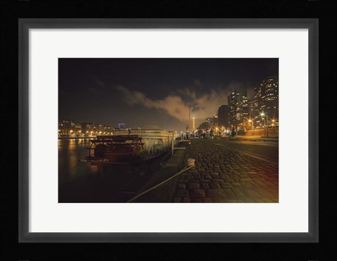 Framed Moody Eiffel Print