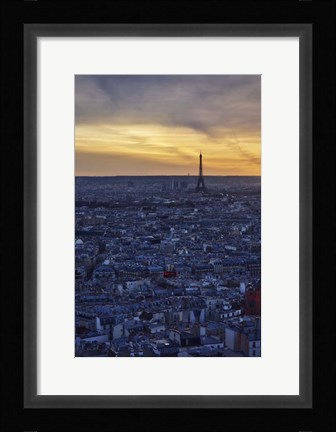 Framed Paris at Dusk Print