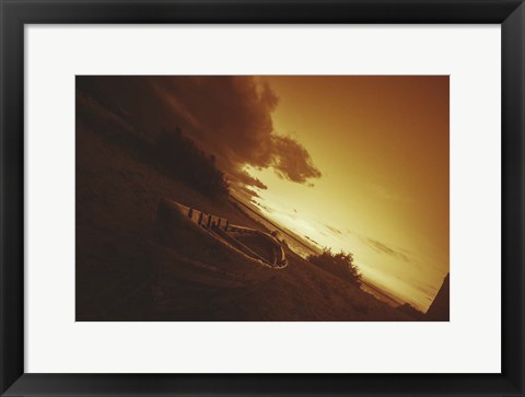 Framed Old Boat Print