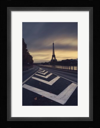 Framed Paris Roads Print