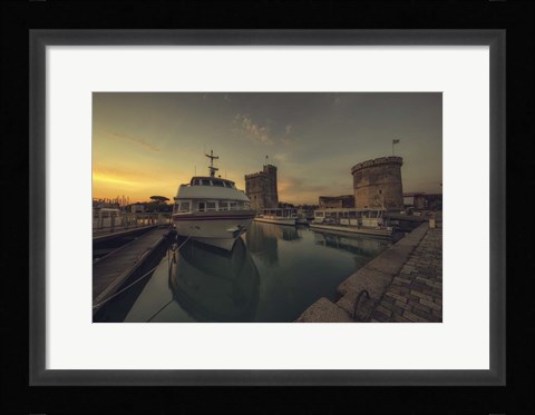 Framed Harbor Print