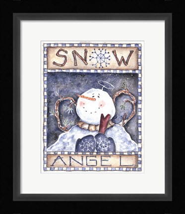 Framed Snow Angel Print