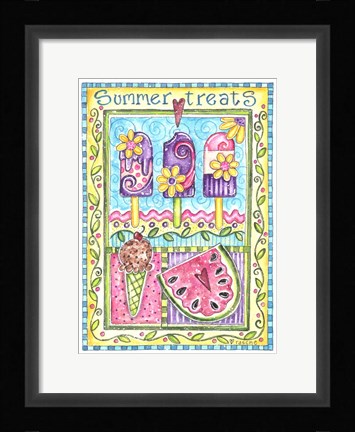 Framed Summer Treats Print