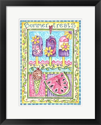 Framed Summer Treats Print