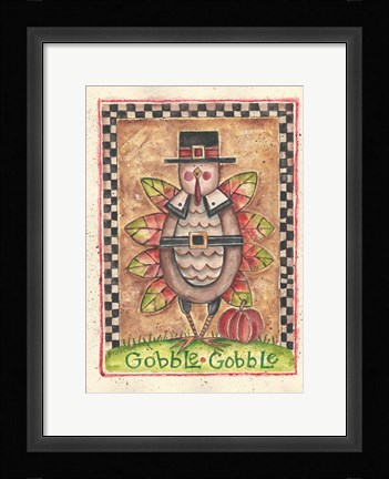 Framed Gobble Gobble Print