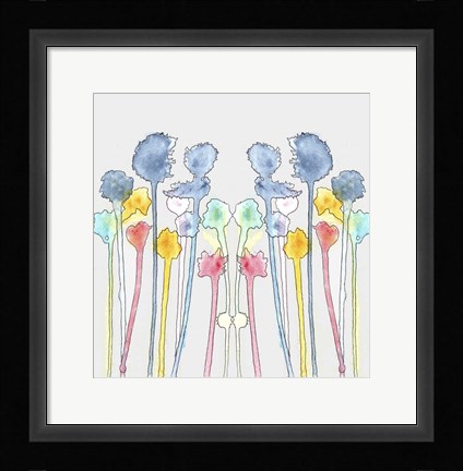 Framed Wildflowers Print