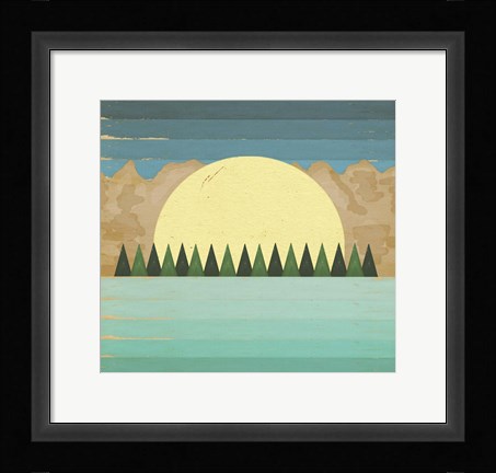 Framed Scenic View Print