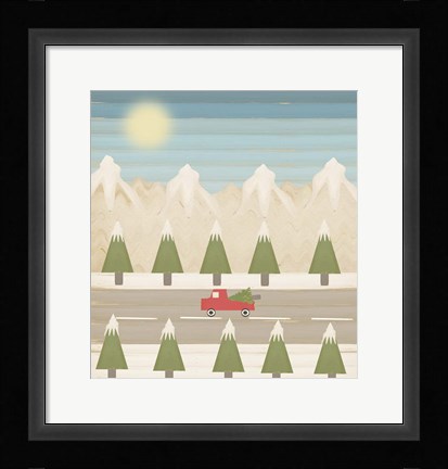 Framed Winter Days Version 2 Print