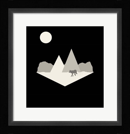 Framed On the Prowl Print