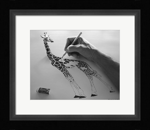 Framed Pain In The Neck Print