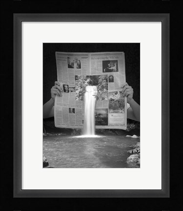 Framed Breaking News Print