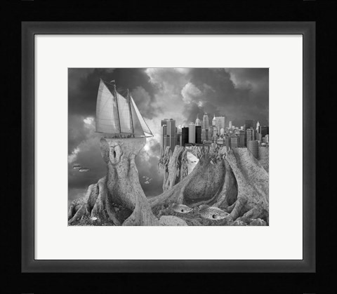 Framed Fish out of Water Print