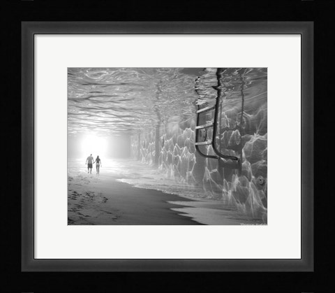 Framed Sunbathing Print