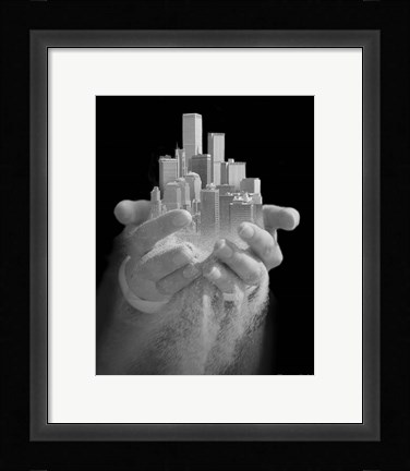 Framed Urban Offering Print