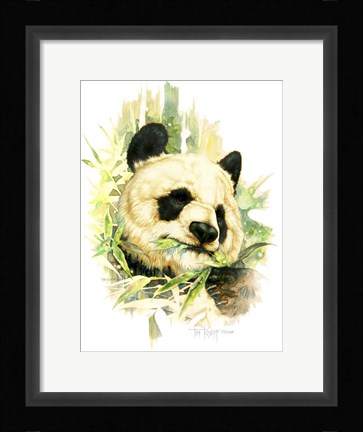 Framed Panda Print
