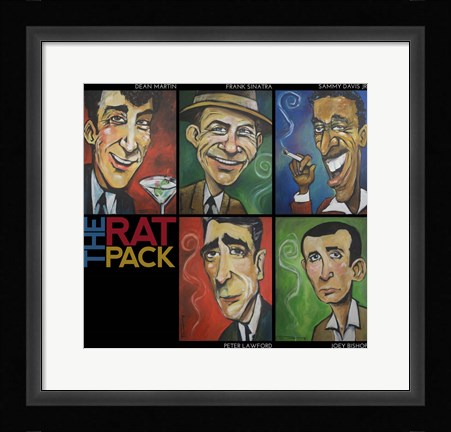 Framed Rat Pack Print