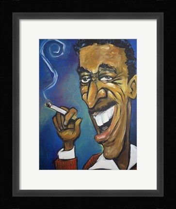 Framed Sammy Davis Jr. Print