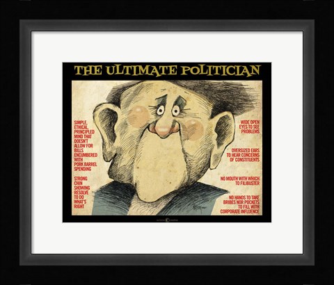 Framed Ultimate Politician Print