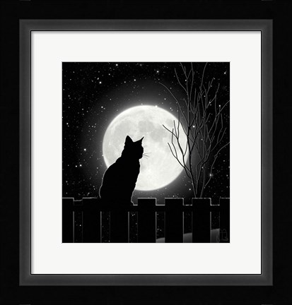 Framed Moon Bath II Print