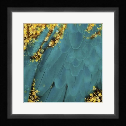 Framed Mid-Summer Magik Deep Teal Print