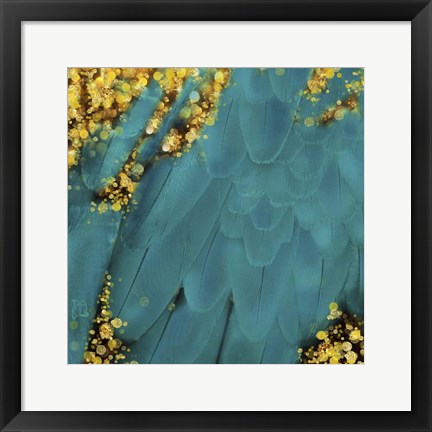 Framed Mid-Summer Magik Deep Teal Print