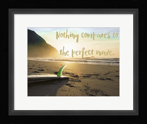 Framed Perfect Wave Print