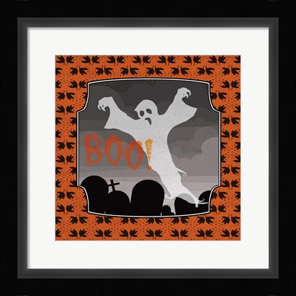 Framed Boo Ghost Print