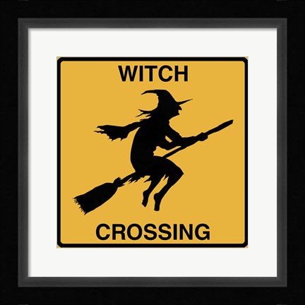 Framed Witch Crossing Print