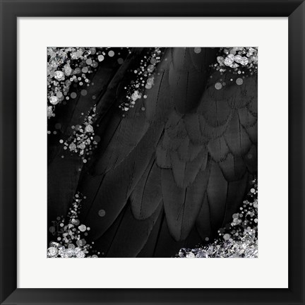 Framed Mid-Summer Magik Noir Diamonds Print
