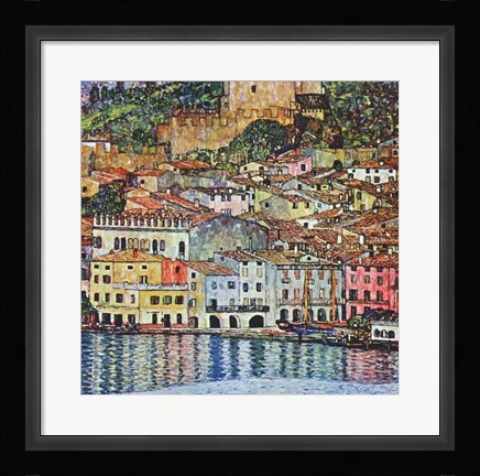 Framed Malcena at the Gardasee, 1907 Print