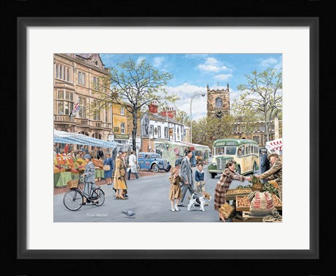 Framed Market Day Print
