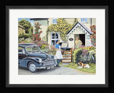 Framed District Nurse Print