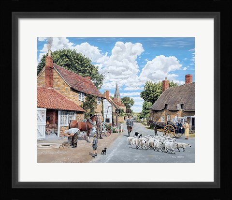 Framed Village Farrier Print