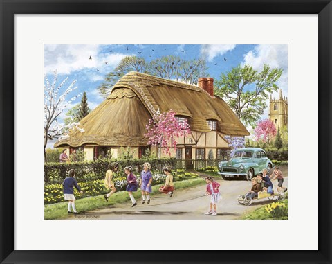 Framed Spring In Their Heels Print