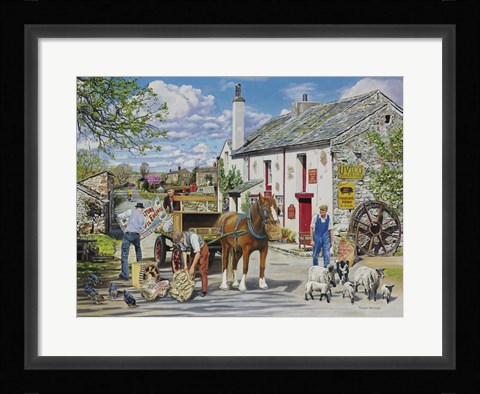 Framed Old Mill Print