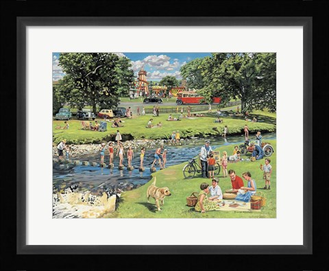 Framed At The Picnic Spot Print