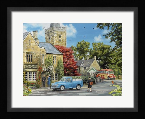 Framed At The Vicarage Print