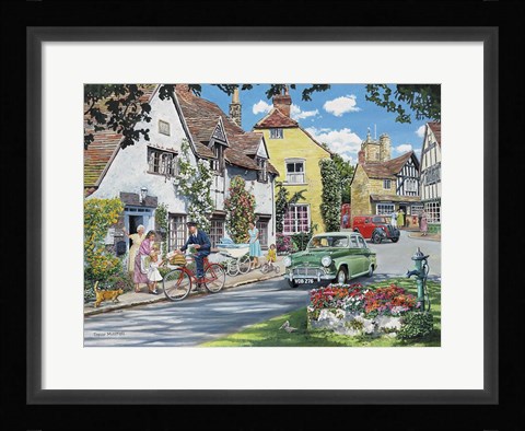 Framed Cards For A Birthday Girl Print