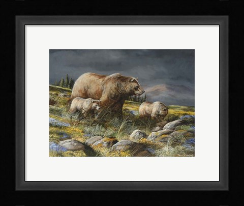 Framed Before The Storm Print